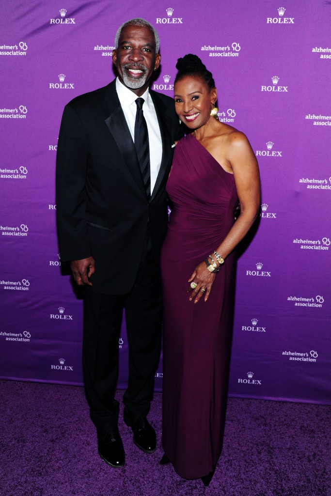 Dan Gasby, B. Smith==Alzheimer's Association 32nd Annual Rita Hayworth Gala==Waldorf-Astoria, NYC==October 27, 2015==©Patrick McMullan==Photo - Owen Hoffman/ PMC====