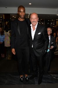 Fashion director Marcus Stewart (L) and Domenico Vacca