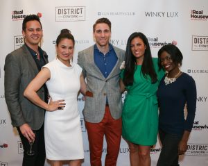 Enrique Ordonez, Victoria Flores, Alexnder Cassuto, Theresa Gonnella, Sabine Joseph==Lux Beauty Club & Real Housewives of New York Viewing Party