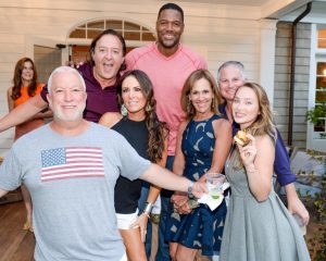 Chip and Sheryl Kaye, Peter and Stacy Hochfelder, Michael Strahan, Kayla Quick